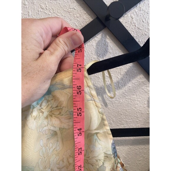 ASOS EDITION organza blouson sleeve midi dress in yellow floral print - Picture 8 of 9